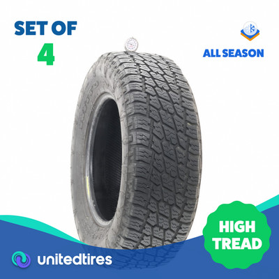 Set of (4) Used 265/65R17 Nitto Terra Grappler G2 A/T 116T - 11-11.5/32