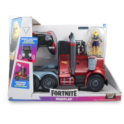 Fortnite Feature Vehicle RC Mudflap With Figure & Working Lights New Read Truck