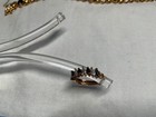 Ross Simons vintage 18 k over 925 Sapphire and Vermeil bracelet and earring set — photo 2