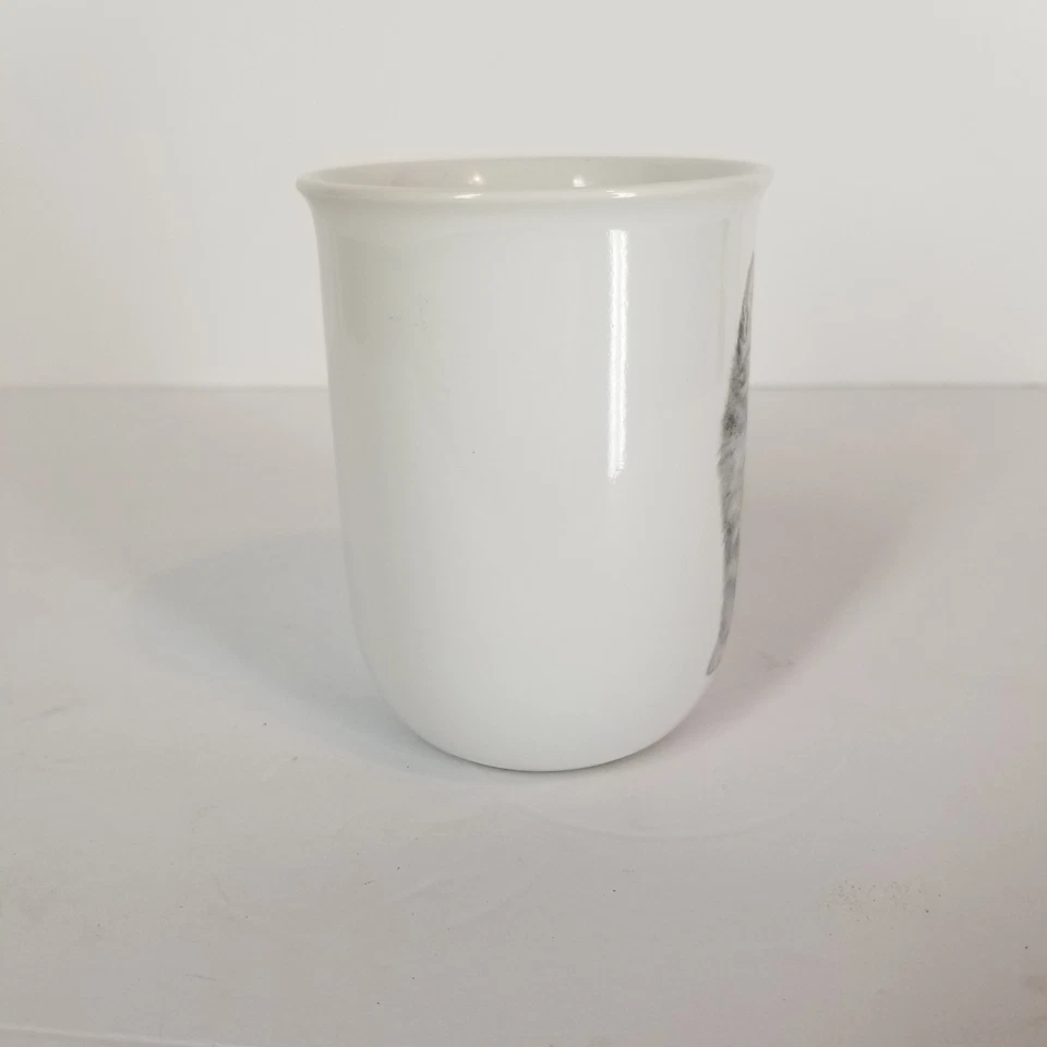 Taza de café vintage OTAGIRI Japón gris gato gatito ojos azules Foto 4 de 4