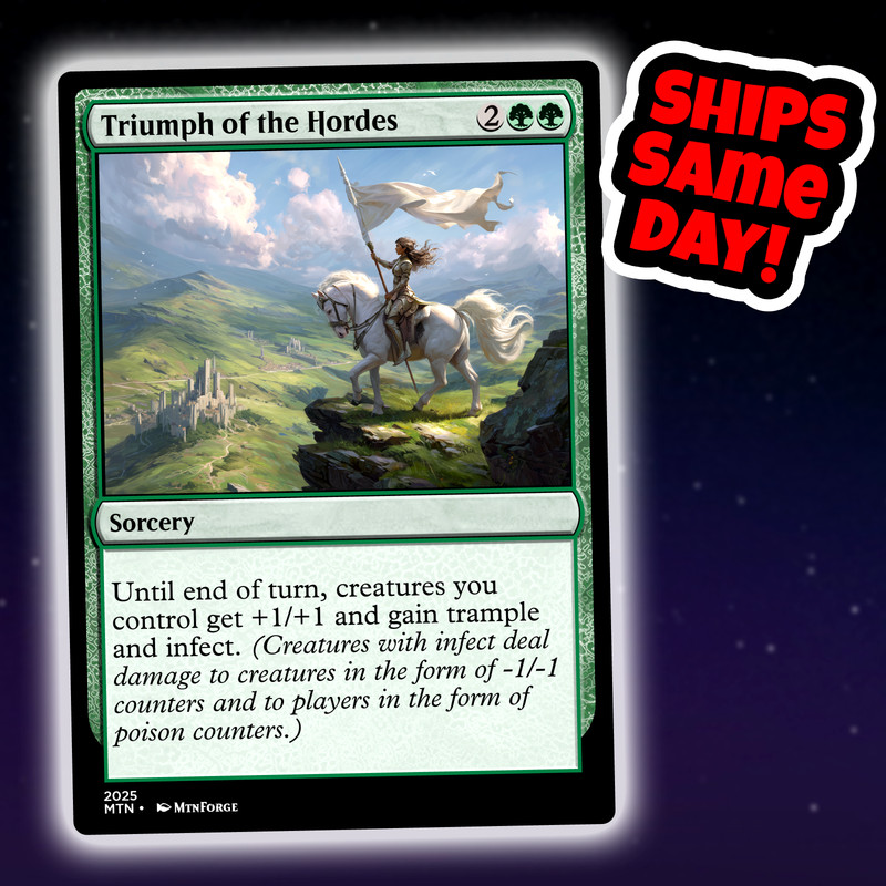 Triumph Of The Hordes - Custom Art Magic: The Gathering Playtest Card