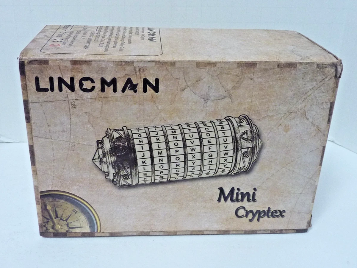 De Da Vinci Code Alfabet Slot Mini Cryptex Collectible Romantische Verjaardag Valentijnsdag Geschenken Escape Room Props Puzzels