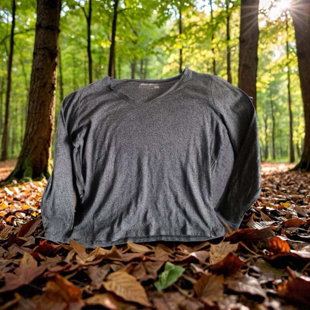 Pre Owned Eddie Bauer Womens Long Sleeve Casual Shirt Size XXL Comfort Fit