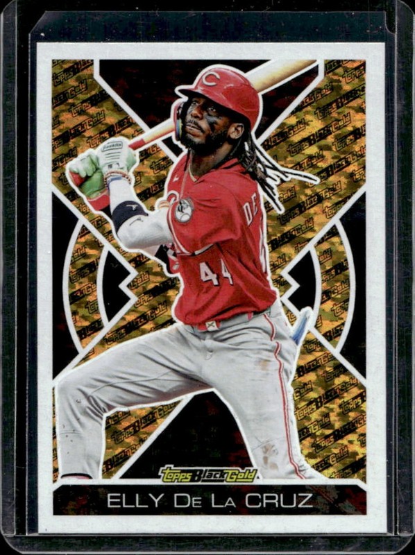 2025 Topps Update Elly De La Cruz Black Gold #BG-17 Reds