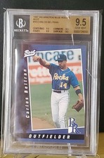 Carlos Beltran HoF Best 1997 Wilmington Blue Rocks #10 Royals Pre RC BGS 9.5 