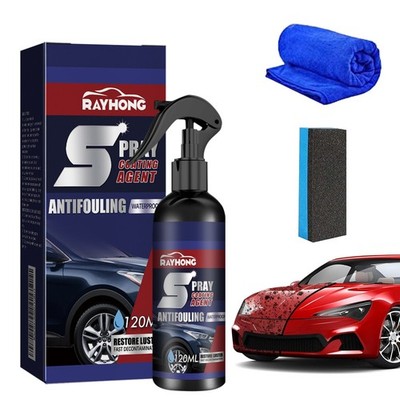 120ml High-Gloss Ceramic Spray Coating   Advanced Hydrophobic Car Paint Sealant 