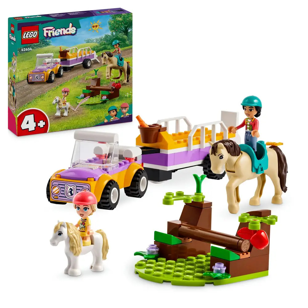 Lego® Jungen Friends 42634 Pferde- Und Pony-Anhänger, Perde-Spielzeug Mit Figuren - Bild 3
