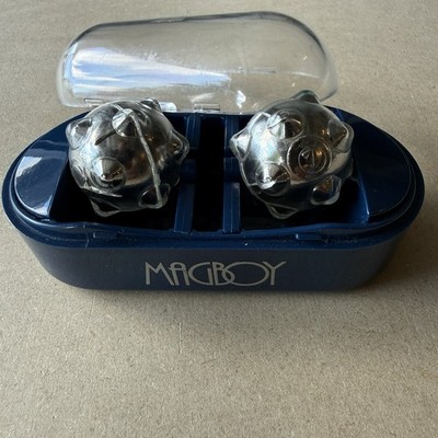Nikken Magboy Blue Therapy Massage Stress Relief Magnetic Balls Made in U.S.A