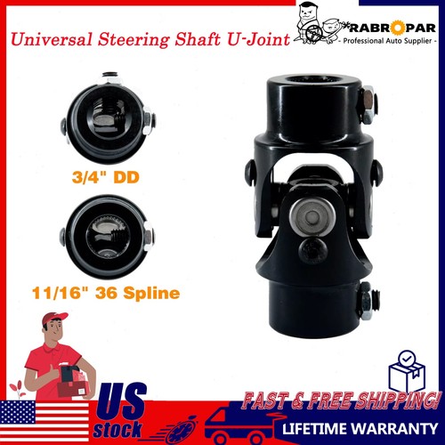 WMPHE 13/16-36 Spline x 3/4 DD Single Steering Shaft