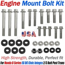 Engine Mount Bolt Kit For Honda B Series Civic Eg Dc Integra 23 Post Trans Set