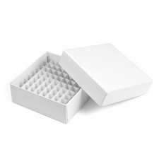12 Pieces 81-Hole Cardboard Freezer Storage Box for 2ml Cryo Vials Tubes