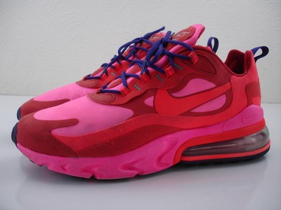 Men's 11 M Nike Air Max 270 React AO4971-600 Electronic Music Red Running Shoes