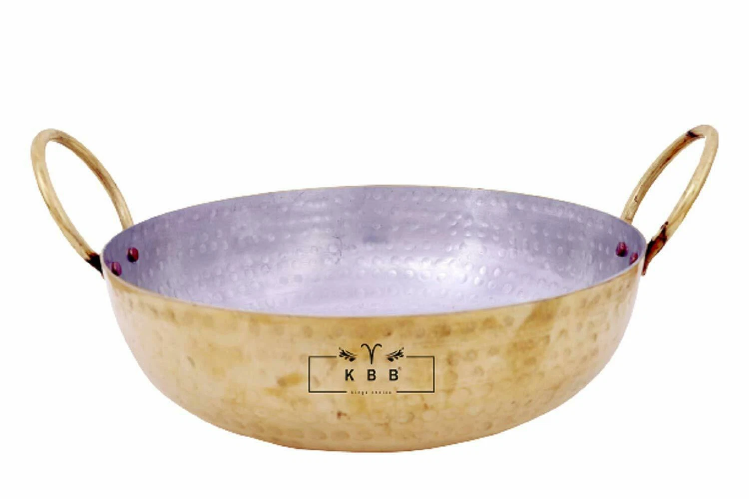Classic Brass WOK / KADHAI with Handle (DEEP KADHAI) | (Size 9)
Opens in a new window or tab