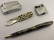 Coltello D' amore cm 9,7 traforato - da borsetta anni 40/50 vintage idea regalo