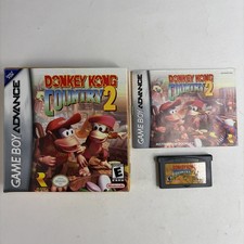 Donkey Kong Country 2  (Nintendo Game Boy Advance, 2004) In Original Box Tested