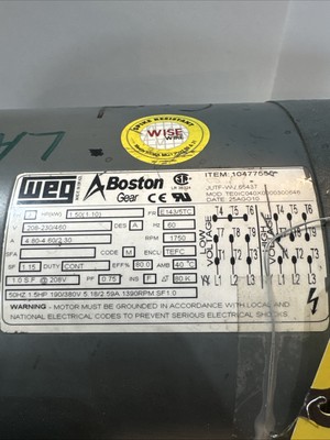 Weg 10477555 Motor
