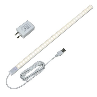 LED Motion Sensor Under Cabinet Lights, 17 inch Plug in Closet Light, USB Cor