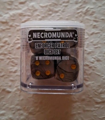 Necromunda Enforcer Patrol Würfelset / Dice Set   8 Necromunda Würfel