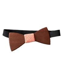 The Two Guys Bow Tie Company Wooden Bowtie Preowned