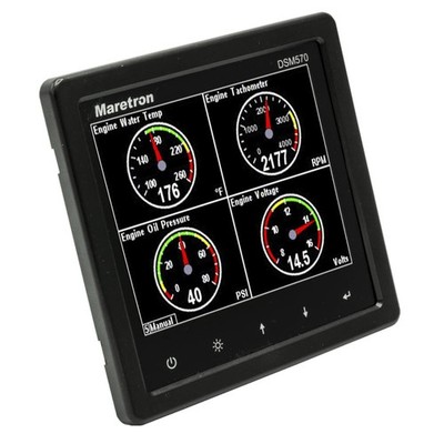 5.75'' Screen LCD Display Flush Mount 640x480p Waterproof Multi Function Display