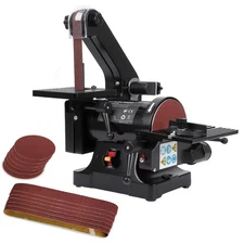 1 x 30 Inch Belt Sander with 5 Inch Disc Sander, Powerful Bench Sander...