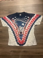 New England Patriots T Shirt Mens XL Tie Dye Sports Football NFL Team Apparel