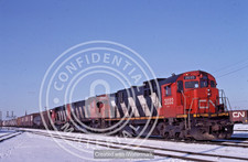 ORIGINAL KODACHROME CANADIAN NATIONAL RWY C630 # 2032 LONDON, ONT 1991