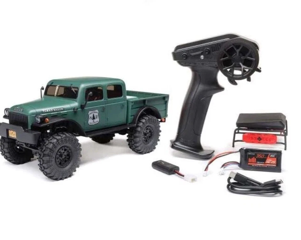 Axial SCX24 Dodge Power Wagon 4WD Crawler 1:24 Brushed RTR, grün #AXI00007T2 - Bild 3 von 4
