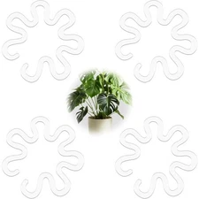 Flower Shape Plant Stem Support 4 Pack Plant Life Support Stakes for Indoor