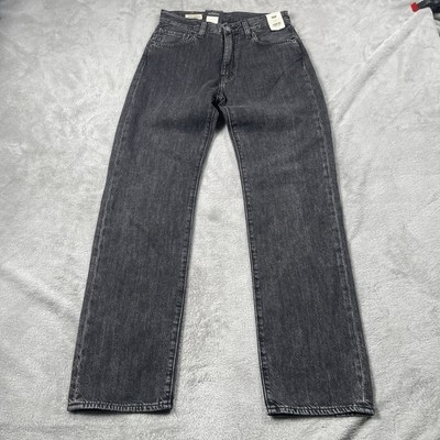 Levi s 555 Premium Jeans Men 28x31 Linen Blend Denim Relaxed Straight Big E Gray