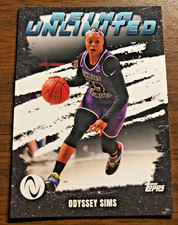 2022 Topps Athletes Unlimited Being Unlimited card of  Odyssey Sims (BU-25)