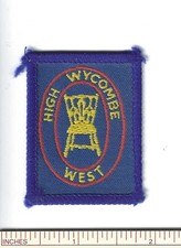 EU SCOUT ENGLAND HIGH WYCOMBE WEST BADGE INSIGNIA CHAIR FDL BRITAIN UK PATCH !!!