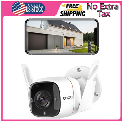 Tapo TP-Link 2K Security Camera Outdoor Wired, IP66 Weatherproof, 2K,