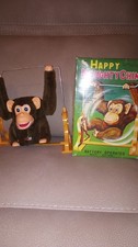 VINTAGE 1969'S DAISHIN JAPAN HAPPY NAUGHTY CHIMP W/BOX BATTERY OPERATED WORKS 