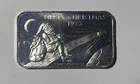 Vintage 1973-74 Comet Kohoutek 1 oz .999 Silver Bar Merry Christmas New Year
