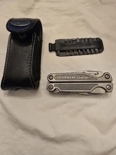 Original Design Leatherman Charge TTi Multi Tool & Sheath Exceptional Condition!