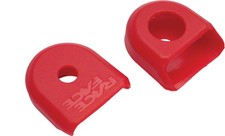 Race Face Crank Boots: For Carbon Cranks 2-Pack Red