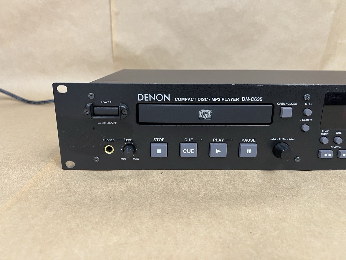 DENON デノン DN-C635 ブラック 動作ok DENON DN-C635 COMPACTDISC⁄MP3 