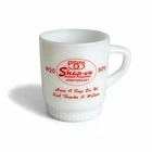 Vintage Fire King Snap-on Tools 50th Anniversary Mug 1920-1970 Milk Glass