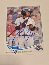2013 Topps Pro Debut - Francisco Lindor #167 (RC) Cleveland Indians IP Auto