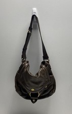 Marc Jacobs Dark Brown Pebbled Leather Multi-...