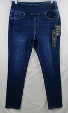 -NWT DG2 By Diane Gilman Legacy Stretch Women's Jeans Dark Blue Sz M