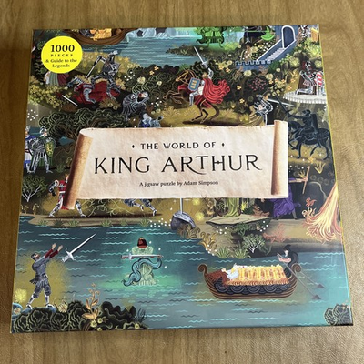 #ad The World Of King Arthur 1000 Piece Puzzle Adam Simpson King Knights Mystical $18.99
