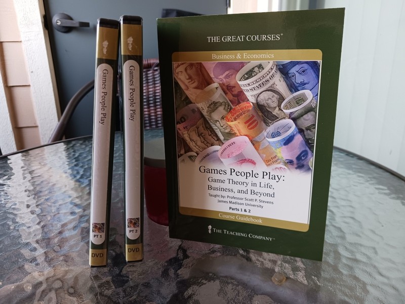 ✅ Games People Play~The Great Courses DVD Set & Guidebook  Business & Economics