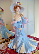 L/E -COALPORT FIGURINE-LADY SARA-HIGH SOCIETY COLLN-MADE IN  ENGLAND