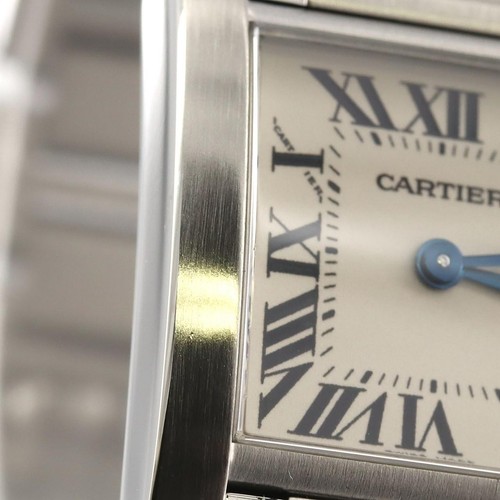 Authentic Cartier Tank Francaise SM W51008Q3 SS Quartz #260-007-372-9716 - Bild 8 von 8