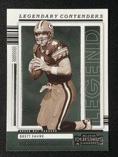 2021 Panini Contenders #LGD-BFA Brett Favre Legendary Green Bay Packers Insert