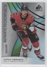 2019 SP Game Used Authentic Rookies Rainbow 224/298 Vitalii Abramov Vitaly 19pt