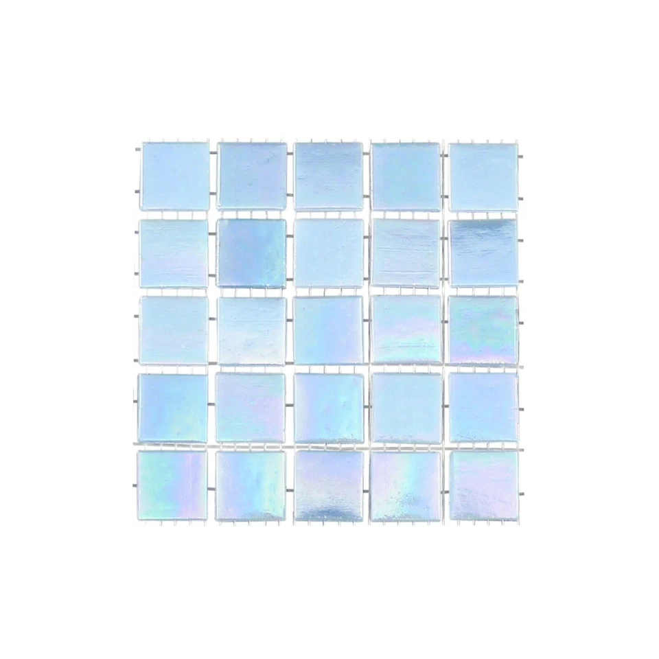 SMALL SAMPLE - Iridescent Glass Mosaic Tile for Kitchen & Bath - Color Varieties - Image 2 of 4