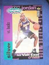 NICK VAN EXEL 1995-96 COLLECTOR'S CHOICE CRASH THE GAME SILVER #C16  MVP HOF NBA